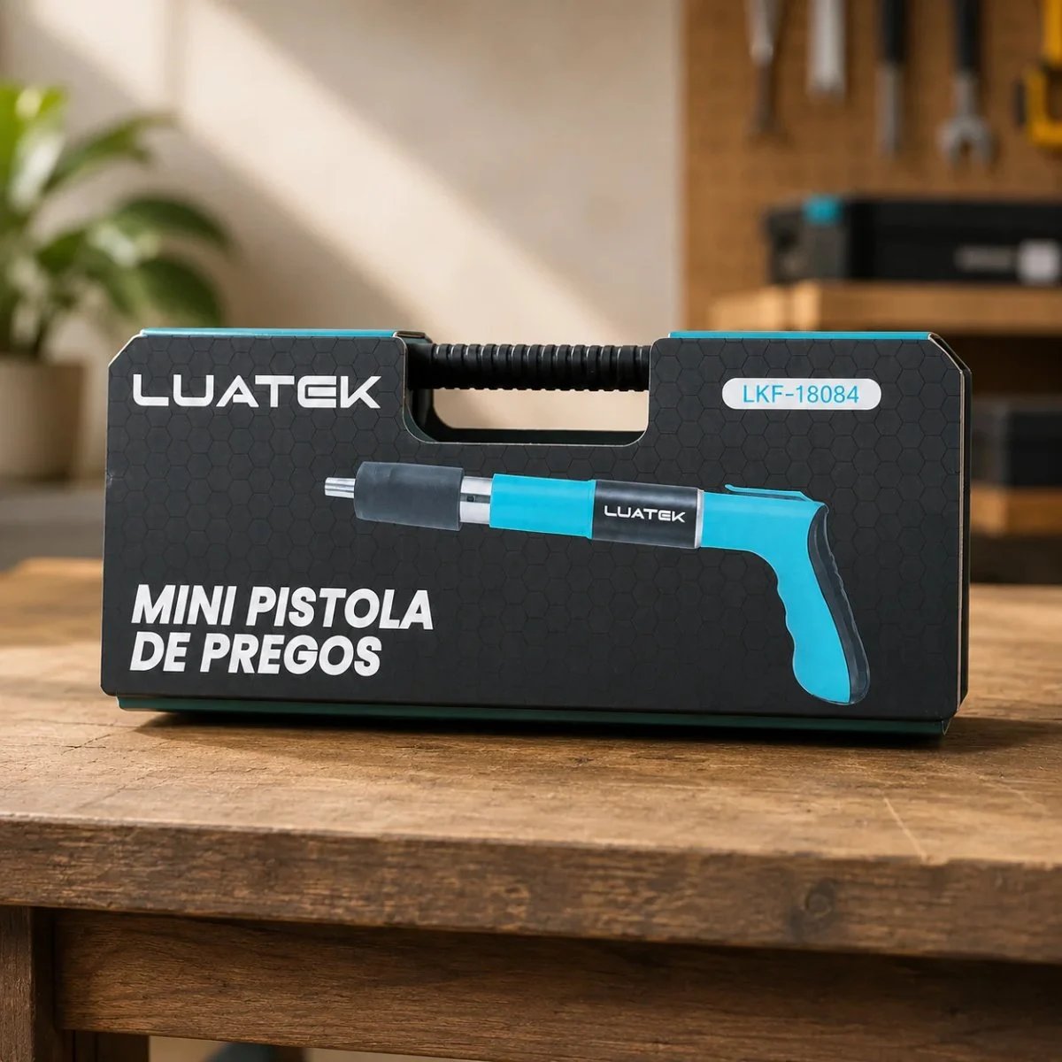 Pistola para Fixação de Rebites e Pregos Portátil