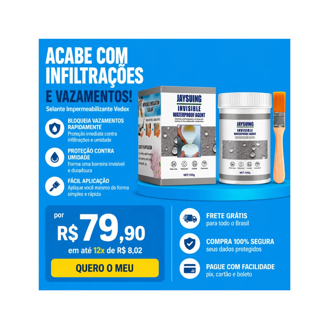 Selante Impermeabilizante Vedex por R$ 79,90